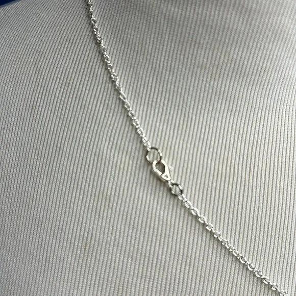 Solitaire pearl necklace #5 - Picture 5 of 8